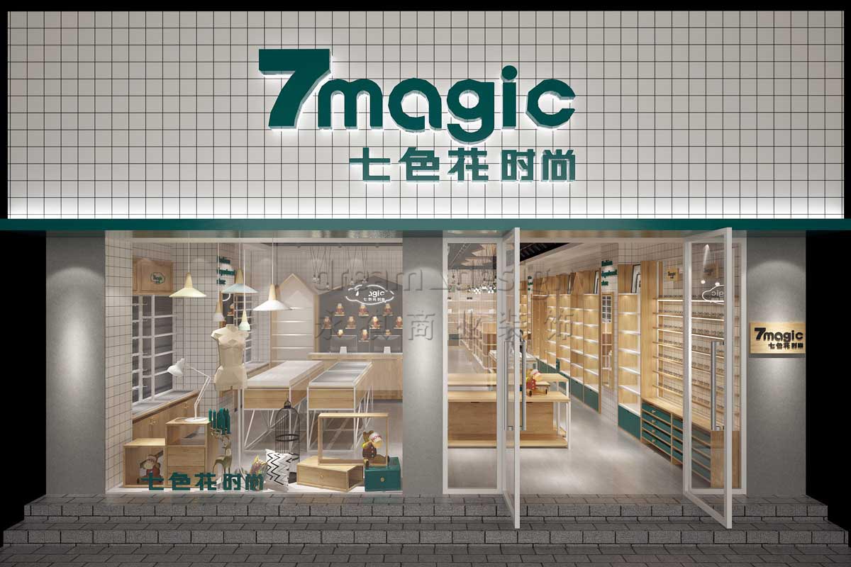 七色花飾品設計效果圖1